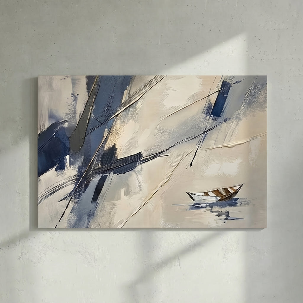 Abstract Boat Painting