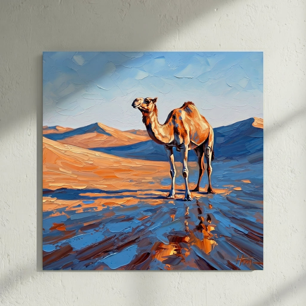 Camel Desert Dune Painting